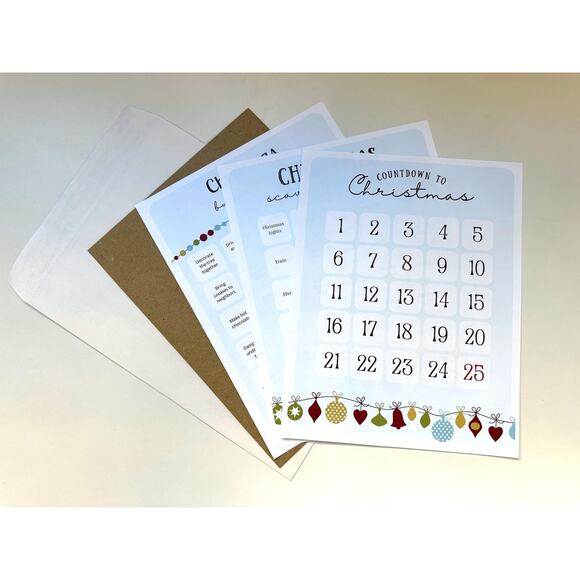 Christmas Bundle - Christmas Countdown - Scavenger Hunt - Bucket List - Picture 6 of 6